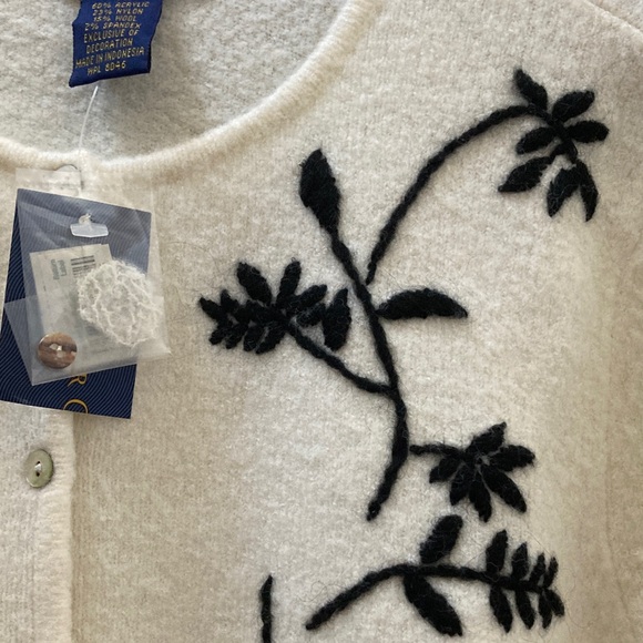 Charter Club Wool Blend Aspen Branch Sweater - Picture 5 of 7